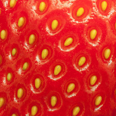 Close up texture of strawberries