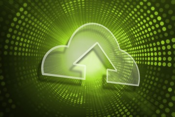 Composite image of cloud computing