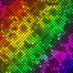 Abstract Geometrical Multicolored Background