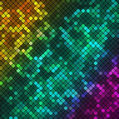 Abstract Geometrical Multicolored Background