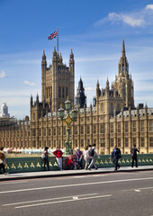 Fototapeta premium Big Ben and Houses of parliament on the river Thames