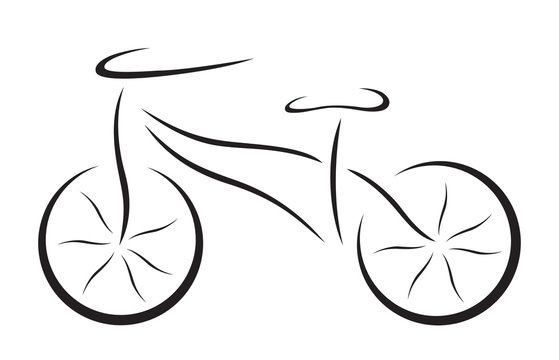 Illustration of bicycle