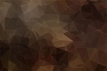 Fototapeten Braun abstract polygonal background. © igor_shmel