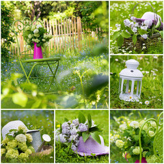Gartenidylle - Collage