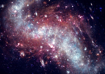 Obraz na płótnie Canvas Night sky with stars - Stars background