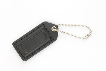 Blank Black Tag in White background