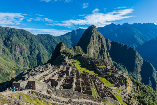 Machu Picchu ruins peruvian Andes  Cuzco Peru