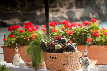 melanzane e pomodori