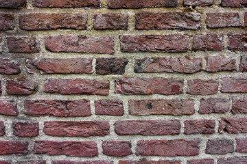 red brick wall texture background
