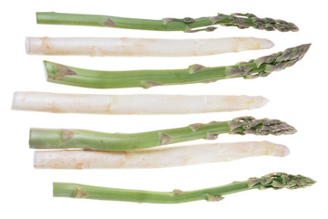 frischer Spargel isoliert