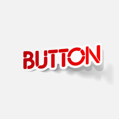 realistic design element: button