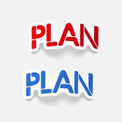realistic design element: PLAN
