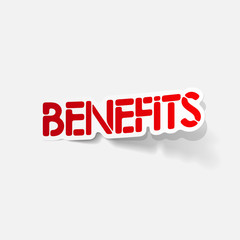 realistic design element: Benefits