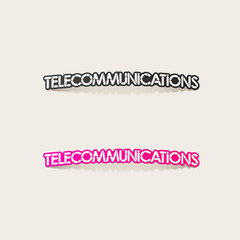 realistic design element: telecommunications