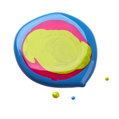 Blots of nail polish