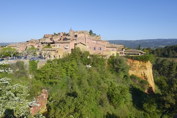 Fototapeta na wymiar Roussillon - Vaucluse, Prowansja, Francja