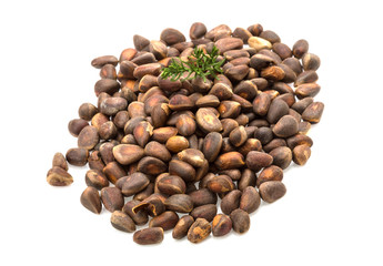 Cedar nut heap