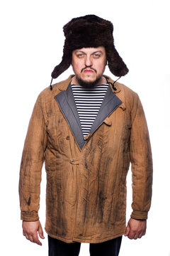 Angry russian look