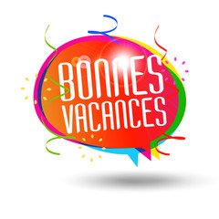 Bonnes vacances