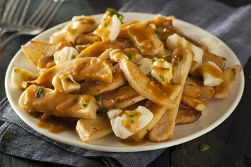 Foto op Plexiglas Unhealthy Delicious Poutine with French Fries © Brent Hofacker