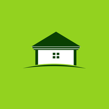 Green house image logo