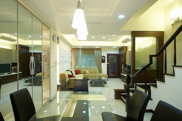 The image of modern room in Asia