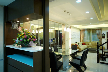The image of modern room in Asia