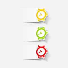 Fototapeta premium realistic design element: watch
