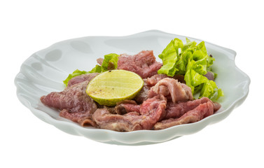 Beef carpaccio
