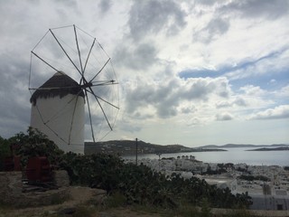 windmill in Mykonos