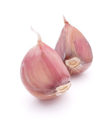 Garlic clove isolated on white background cutout