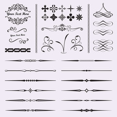 Calligraphic design elements