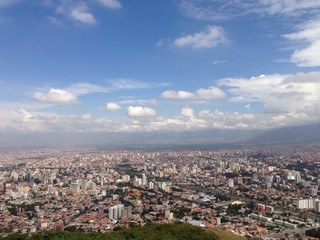 Obraz premium city view cochabamba bolivia