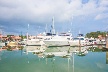 marina in Phuket, Thailand