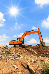 Obraz premium Excavator