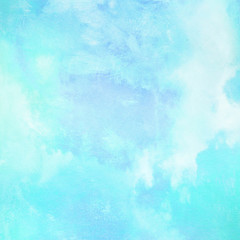 Fototapeta na wymiar Pastel cloud cyan background