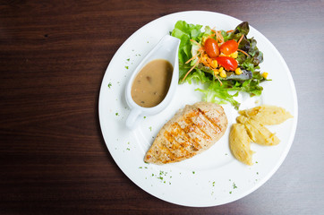 Grilled chicken breast