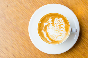 Latte coffee