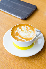 Latte coffee