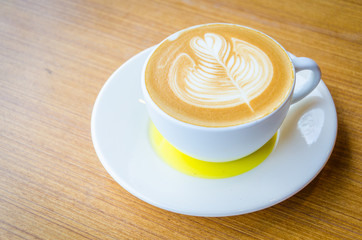 Latte coffee