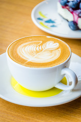 Latte coffee