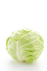 Obraz premium Cabbage isolated on white