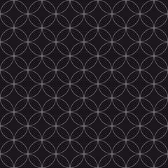 Fototapeta premium Pattern circle flower background