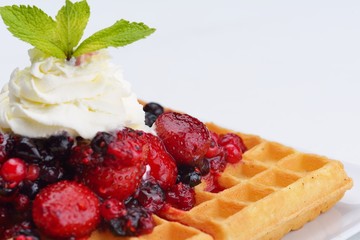 fruit wafel