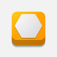 square button: polygon