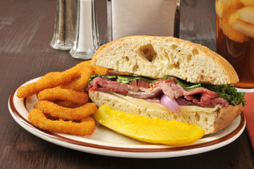 Roast beef sandwich