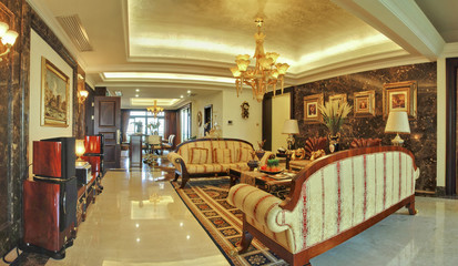 The image of residential rooms