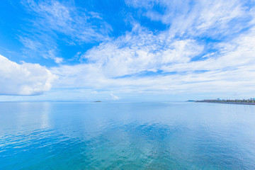Sea and clouds in Okinawa