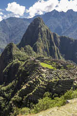 Machu Picchu ruins Cuzco Peru © drmonochrome
