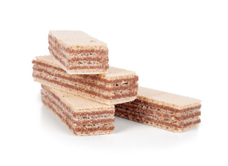 waffle on a white background